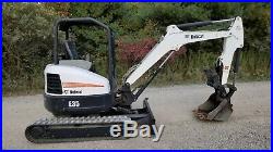 Bobcat E35 Excavator Hydraulic Thumb Kubota Diesel Ready To Work
