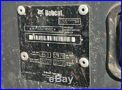 Bobcat E55 Enclosed Hvac Thumb Long Arm Bucket Radio Deluxe Panel Excavator