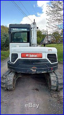 Bobcat E80 Excavator Cab Heat A/c Low Hrs Ready 2 Work In Pa We Ship Nationwide