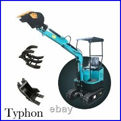 Brand New Typhon X 1,000kg Mini Excavator Digger Bagger w Briggs & Stratton eng