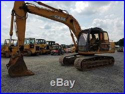 Case CX 160 Hydraulic Track Excavator Diesel Full Cab Backhoe Hoe Bob Cat