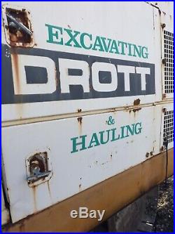 CASE DROTT 40 Excavator Long Reach Claw Bucket Runs Great Demo Machine Diesel