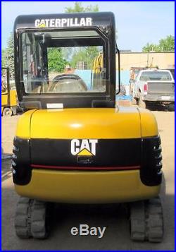 Caterpillar 302.5 Mini Excavator Cab, Heat, 2 Buckets 1 Owner Will Ship 2 Speed