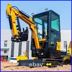CA/GA Pick Up 1.2Ton Mini Hydraulic Excavator Digger with Closed Cabin