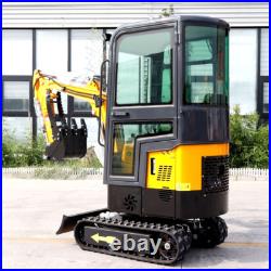 CA/GA Pick Up 1.2Ton Mini Hydraulic Excavator Digger with Closed Cabin