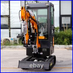 CA/GA Pick Up 1.2Ton Mini Hydraulic Excavator Digger with Closed Cabin
