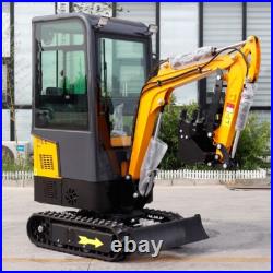 CA/GA Pick Up 1.2Ton Mini Hydraulic Excavator Digger with Closed Cabin