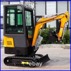 CA/GA Pick Up 1.2Ton Mini Hydraulic Excavator Digger with Closed Cabin