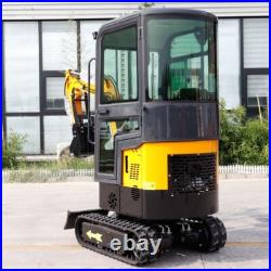CA/GA Pick Up 1.2Ton Mini Hydraulic Excavator Digger with Closed Cabin