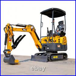 CA/NJ 1.6Ton MINI EXCAVATOR Hydraulic Pilot Control B&S 13.5HP Engine/Side Swing