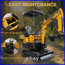 CA/NJ 1.6Ton MINI EXCAVATOR Hydraulic Pilot Control B&S 13.5HP Engine/Side Swing