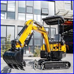 CA/NJ 1.6Ton MINI EXCAVATOR Hydraulic Pilot Control B&S 13.5HP Engine/Side Swing