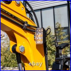 CA/NJ 1.6Ton MINI EXCAVATOR Hydraulic Pilot Control B&S 13.5HP Engine/Side Swing