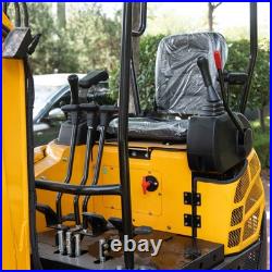 CA/NJ 1.6Ton MINI EXCAVATOR Hydraulic Pilot Control B&S 13.5HP Engine/Side Swing
