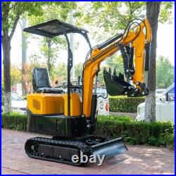 CA/TX/NJ Pick Up 1.2Ton Mini Excavator 13.5hp New Tracked Digger Gas Engine