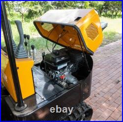 CA/TX/NJ Pick Up 1.2Ton Mini Excavator 13.5hp New Tracked Digger Gas Engine