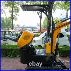 CA/TX/NJ Pick Up 1.2Ton Mini Excavator 13.5hp New Tracked Digger Gas Engine