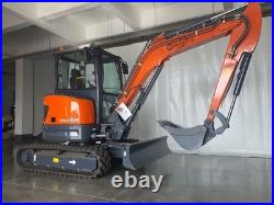 CFG40UF Mini Excavator 4 Ton Digger Kubota Diesel Engine with Heat, Air and Radio CFG40UF Mini Excavator 4 Ton Digger Kubota Diesel Engine with Heat, Air and Radio