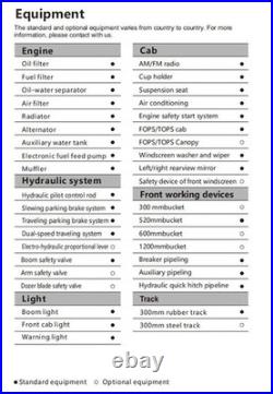 CFG40UF Mini Excavator 4 Ton Digger Kubota Diesel Engine with Heat, Air and Radio CFG40UF Mini Excavator 4 Ton Digger Kubota Diesel Engine with Heat, Air and Radio