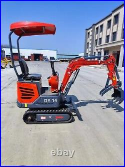 CFG 1.4Ton Mini Excavator Rubber Tracked DY14 B&S Fuel Engine EPA/CBBA Certified