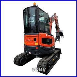 CFG 2.8 Ton Mini Excavator Crawler Digger Kubota 3-cylinder Diesel Engine EPA