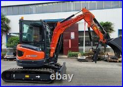 CFG 35UF 6173 lbs Mini Excavator Digger Kubota Engine Hydraulic Thumb Warm Air