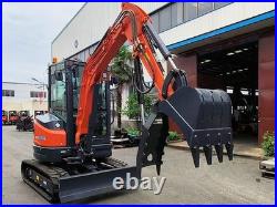CFG 35UF 6173 lbs Mini Excavator Digger Kubota Engine Hydraulic Thumb Warm Air