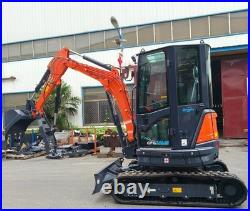CFG 35UF 6173 lbs Mini Excavator Digger Kubota Engine Hydraulic Thumb Warm Air