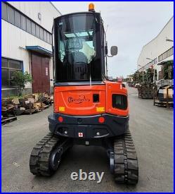 CFG 35UF 6173 lbs Mini Excavator Digger Kubota Engine Hydraulic Thumb Warm Air