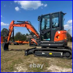 CFG 40UF 25 Hp 4 Ton Hydraulic Excavator Kubota Engine Cab with AC&Pilot Control
