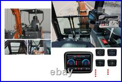 CFG 40UF 25 Hp 4 Ton Hydraulic Excavator Kubota Engine Cab with AC&Pilot Control