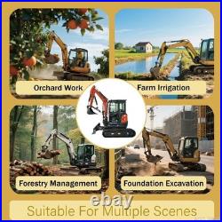 CFG-40UF 4Ton Kubota Diesel Engine 25HP Mini Excavator Digger with Hydraulic Thumb