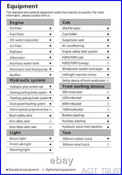 CFG-40UF 4Ton Kubota Diesel Engine 25HP Mini Excavator Digger with Hydraulic Thumb