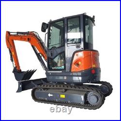 CFG 40UF 4-Ton Mini Excavator Digger 25HP Kubota Diesel Engine withHydraulic Thumb