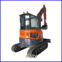CFG 40UF 4-Ton Mini Excavator Digger 25HP Kubota Diesel Engine withHydraulic Thumb