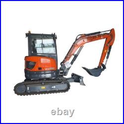CFG 40UF 4-Ton Mini Excavator Digger 25HP Kubota Diesel Engine withHydraulic Thumb