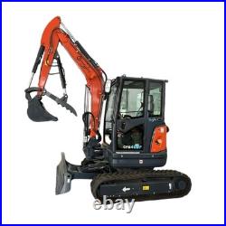 CFG-40UF 4 Ton Mini Excavator Digger with Kubota Diesel Engine -Comfort Cab & AC