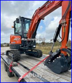 CFG-40UF 8487lbs Kubota Mini Excavator with Cab & AC 25HP Diesel USA Stock