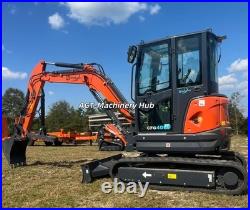 CFG-40UF 8487lbs Kubota Mini Excavator with Cab & AC 25HP Diesel USA Stock