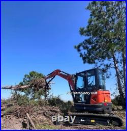 CFG-40UF 8487lbs Kubota Mini Excavator with Cab & AC 25HP Diesel USA Stock