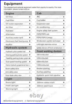 CFG-40UF 8487lbs Kubota Mini Excavator with Cab & AC 25HP Diesel USA Stock