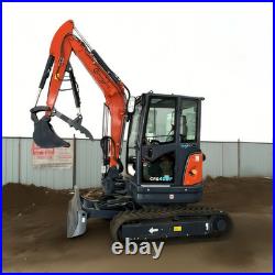 CFG 40UF Mini Excavator 4 Ton Digger 25HP Diesel Kubota Engine Hydraulic Thumb