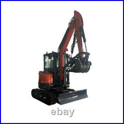 CFG 40UF Mini Excavator 4 Ton Digger 25HP Diesel Kubota Engine Hydraulic Thumb
