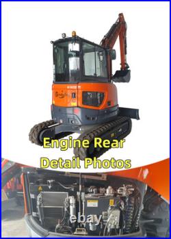 CFG 4 Ton Kubota Diesel Engine Mini Excavator 40UF Hydraulic Thumb Track Digger