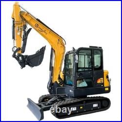 CFG 6Ton Kubota Diesel Engine Mini Excavator Tracked Digger STE75 NEW USA STOCK