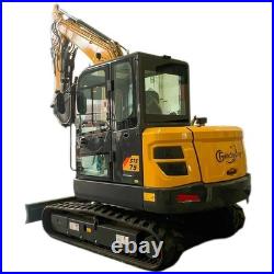 CFG 6Ton Kubota Diesel Engine Mini Excavator Tracked Digger STE75 NEW USA STOCK