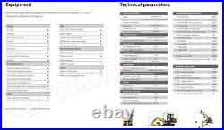 CFG 6Ton Kubota Diesel Engine Mini Excavator Tracked Digger STE75 NEW USA STOCK