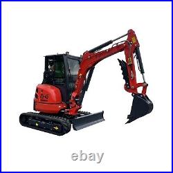 CFG NEW ARRIVAL Mini Excavator KU45 3.5 Ton Cab with Air for Summer EPA Certified