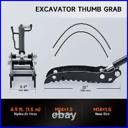 CREWORKS 1-1.3T Mini Excavator 13.5-23hp Mini Digger Crawler & Attachments