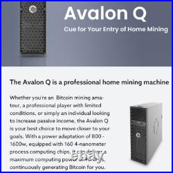 Canaan Avalon Q 90TH/S 1674W Home Quite Miner in Stock